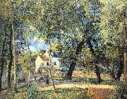 Camille Pissarro Hurrying to the landscape china oil painting artist